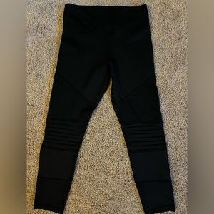 Black Zyia Moto Light N Tight Leggings 8-10